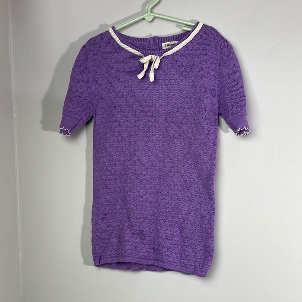 Misha and Puff Pima cotton  short sleeve top